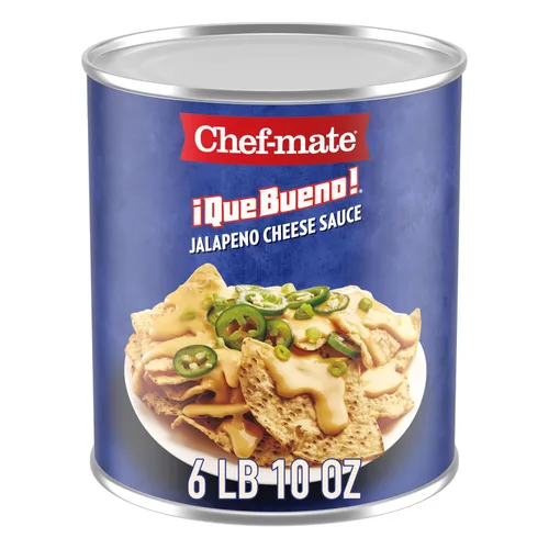 Vista 10 de Chef-mate Salsa básica de queso cheddar, comida enlatada para macarrones con queso, 6 libras 10 onzas (#10 lata a granel)