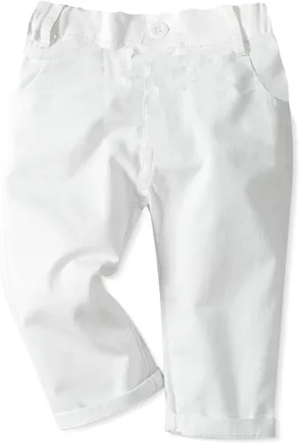 Vista 4 de Camisa de rayas para caballero de 1 Navidad con corbatín pantalones largos con tirante ropa