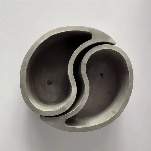 Vista 6 de Moldes para macetas de hormigón, macetas suculentas, moldes de silicona, símbolos de Tai Chi, moldes de cemento de arcilla para bonsái con orificio