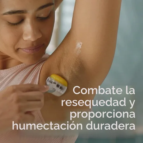Vista 4 de Gillette Venus Comfortglide con mango de maquinilla de afeitar Olay Coconut para mujer + repuestos de cuchilla, plateado, 2