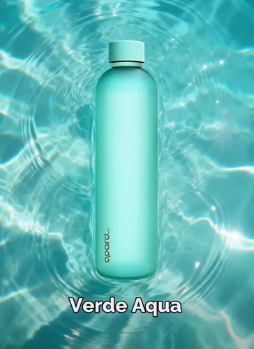 Vista 8 de Opard Botella de agua delgada de 32 onzas, botella de agua de plástico apta para lavavajillas, sin BPA, parte superior de rosca a prueba de fugas