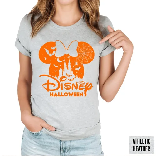 Vista 7 de Camisa familiar de vacaciones de Disney, camisas familiares de Mickey Minnie, camisetas a juego de Disney Halloween, camisetas familiares de Disney