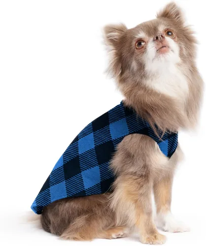 Vista 65 de Abrigo elástico de lana para perro, ropa suave y cálida para perro, suéter elástico para mascotas, lavable en lavadora, ecológico, para todo el año