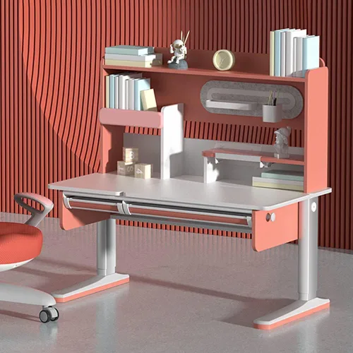 Vista 11 de FCD Escritorio ergonómico de madera para niños, altura ajustable, mesa de estudio, estación de computadora, multifunción, 47.2 pulgadas de ancho