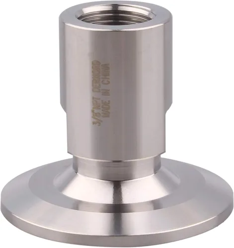 Vista 19 de Dernord - Adaptador de abrazadera triple de 1.5'' a abrazadera de rosca FNPT de 1 pulgada para tubería sanitaria