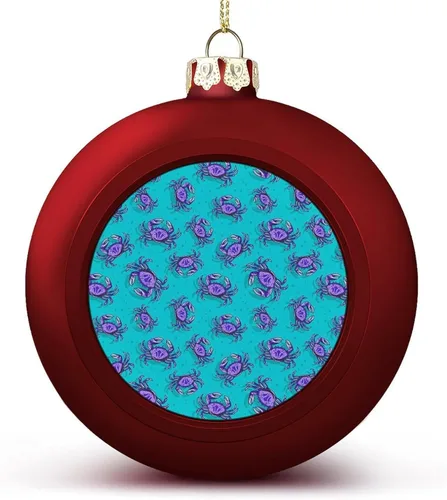 Vista 199 de Boobs Funny Shatterproof Matte Christmas Balls for Tree Wreath Home Decor 1PCS