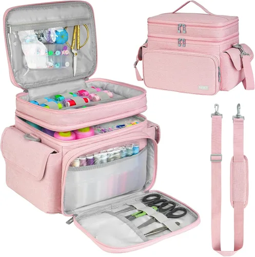 Vista 12 de LEFOR·Z Bolsa organizadora de suministros de costura pequeña