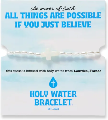 Vista 17 de Pulsera Elástica Holy Water Para Mujeres