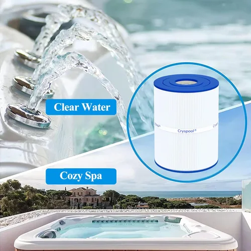 Vista 7 de Cryspool® pwk65 - Filtro de spa compatible con Watkins 31114, C-8465, FC-3960, 71827, 71828, Watkins de 65 pies cuadrados, 2
