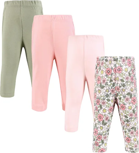 Vista 50 de Hudson Baby - Pantalones y leggings unisex de algodón para bebé 2-Rosa Negro