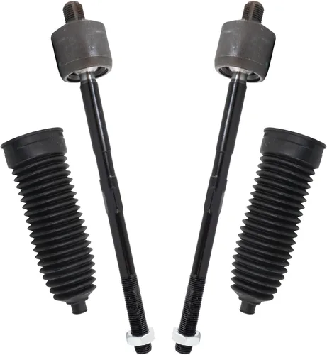 Vista 164 de TRQ Kit de dirección delantera con barra de acoplamiento de fuelle de piñón y cremallera compatible con Toyota Echo 2000-2005
