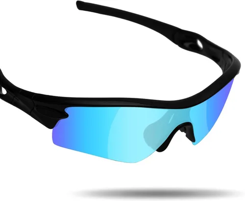 Vista 2 de Lentes de repuesto polarizadas anti-agua salada para Oakley Radar Path, 2 pares embalados