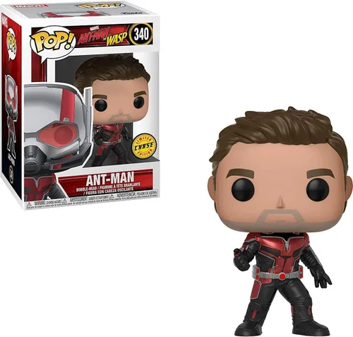 Vista 2 de Funko Pop! Marvel: Ant-Man & The Wasp - Figura de vinilo de edición limitada Unmasked Ant-Man Chase, con funda protectora de caja pop