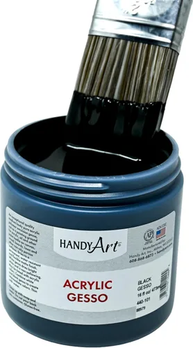 Vista 4 de Handy Art Estudiante acrílico 16 onzas, gesso negro