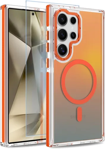 Vista 210 de Funda magnética para Google Pixel 10 Pro XL [compatible con Magsafe] [bonito diseño fluorescente de moda] a prueba de golpes, delgada, translúcida