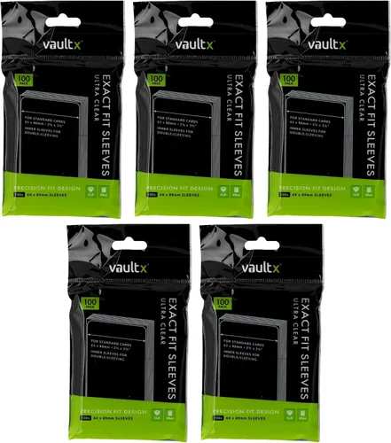 Vista 13 de Vault X Fundas para tarjetas coleccionables de ajuste exacto, suaves, de alta claridad, ajuste perfecto, juegos de cartas coleccionables, deportes