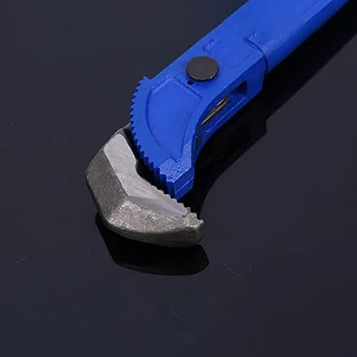 Vista 3 de Juego de llaves de tubo, llave ajustable de 18 pulgadas, llave de tubería de agua rápida multifunción de alta resistencia, herramientas manuales