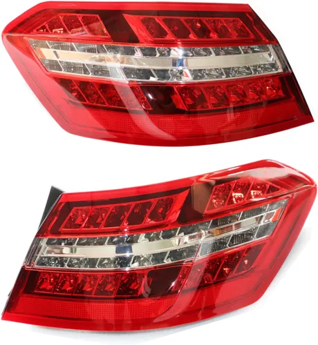 Vista 11 de Lámpara trasera izquierda compatible con Mercedes-Benz 2010 2011 2012 2013 Clase E Sedan E550 y E63 4 puertas AMG, lado exterior izquierdo
