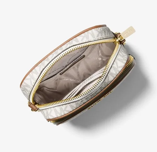 Vista 7 de Michael Kors Bolso cruzado Jet Set Travel con logotipo mediano