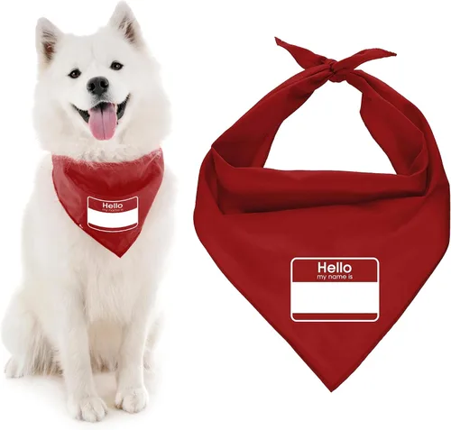 Vista 28 de Parisian Pet Bandanas naranjas para perros – Bandana ajustable para cachorros – Accesorios para perros para niños y niñas – Pañuelo para perros Best