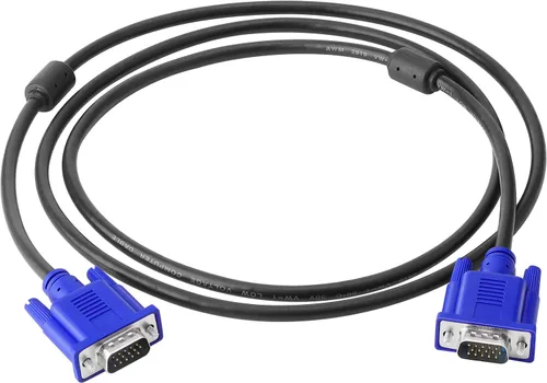 Vista 17 de Cable de monitor VGA a VGA HD15 macho a macho para TV computadora proyector (1.5 pies)