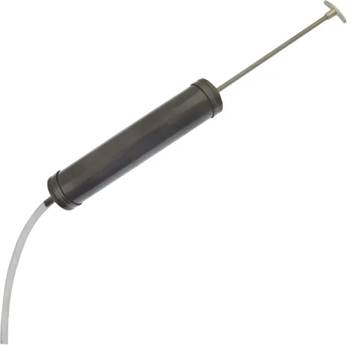 Vista 3 de AB Tools Pistola de bomba de jeringa de mano de transferencia de vacío de succión de fluido de aceite con estructura metálica