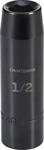 Vista 10 de CRAFTSMAN Llave de carraca de impacto profundo, SAE, de 1/2 pulgada de transmisión, 1 pulgada (CMMT15984)
