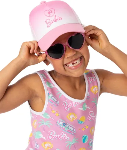 Vista 2 de Barbie Gorra Snapback y sombrero de gafas de sol, Rosado