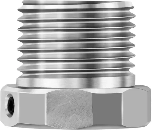 Vista 13 de Adaptador de Eje de Cabeza de Torno, Convierte de 1-1/4" x 8TPI a 1-1/2" x 8TPI para Torno de Carpintería