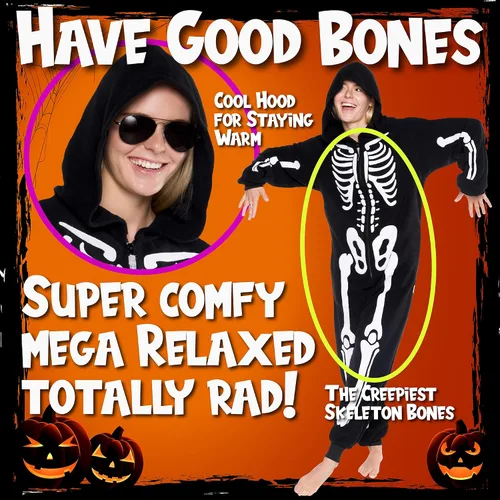 Vista 3 de Funziez! - Disfraz de animal de una pieza para adultos, diseño de felpa para Halloween, traje de cosplay de fruta para mujer y hombre