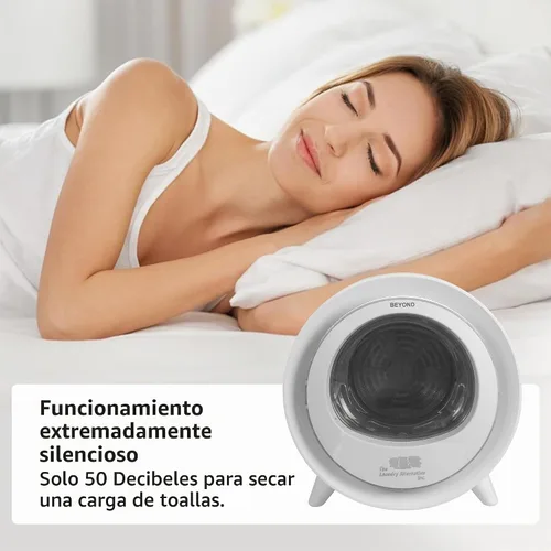 Vista 7 de Beyond AI - Secadora portátil compacta y ligera (blanco)