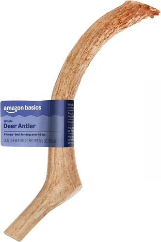 Vista 12 de Marca Amazon – Wag Dog Deer Antler masticable, desprendido naturalmente. Entero, pequeño, de larga duración para masticadores agresivos, mejor
