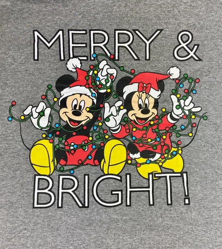 Vista 2 de Disney Camiseta de dormir para mujer, estampado de Mickey Minnie Mouse, talla única y grande