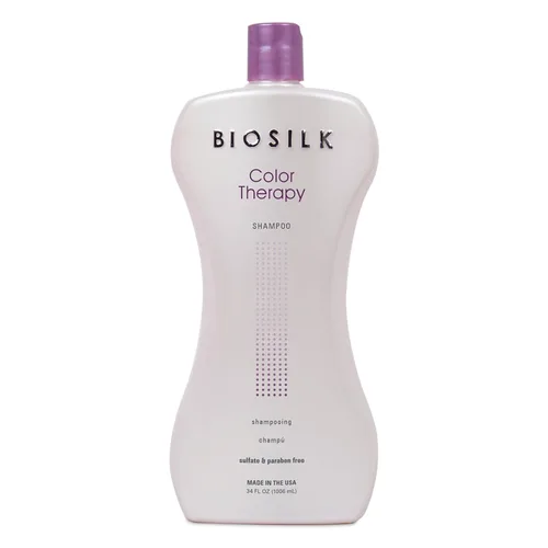 Vista 9 de BioSilk Acondicionador de terapia de color, repone la humedad mientras protege el color, mejora la vitalidad y el brillo, sin sulfatos, parabenos ni