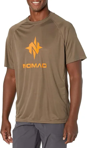 Vista 8 de Nomad Men's Pursuit Short Sleeve Shirt Hunting Shirt W/Sun Protection Mossy Oak Droptine Camo