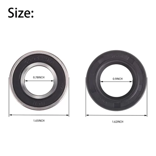 Vista 7 de 10L0L Kit de rodamiento y sello de eje trasero para carrito de golf eléctrico EZGO TXT, RXV, Medalist & Marathon, reemplazo OEM 611931 15112-G1