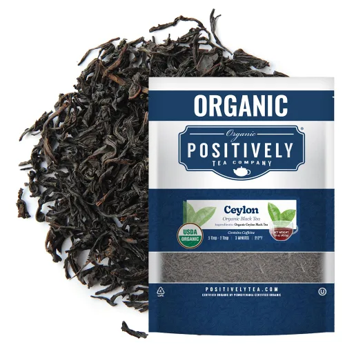 Vista 102 de Bolsas de hojas sueltas para té. Orgánicas por USDA. Positively Tea LLC.