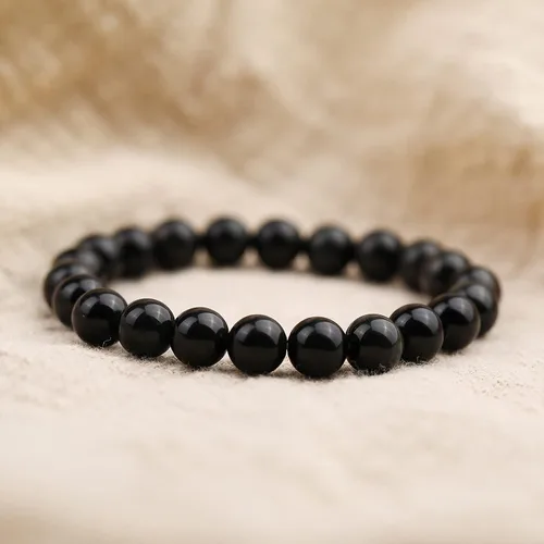Vista 122 de Crystal Vibe Pulseras de cuentas de 0.315 in para mujeres y hombres, pulseras de cristal con piedras preciosas naturales, tamaño elástico ajustable