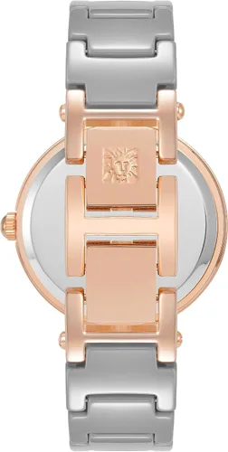Vista 3 de Anne Klein Reloj de pulsera de cerámica con esfera de diamante genuino para mujer