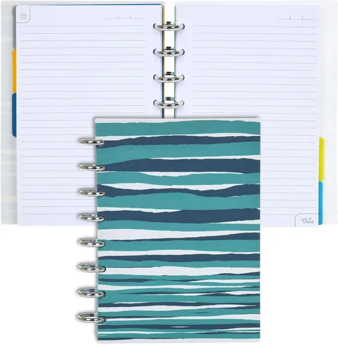 Vista 149 de Talia - Cuadernos de notas con tapas, planificador, personalizables, (Rosa de los 90, Junior (5.5 pulgadas x 8.5 pulgadas))