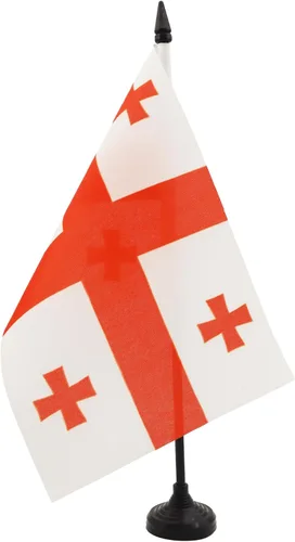 Vista 42 de AZ FLAG Aland Table Flag 4x6 in 100D Polyester Plastic Base Indoor use Finnish 15x10 cm desk flag stitched finish with reinforced edges with
