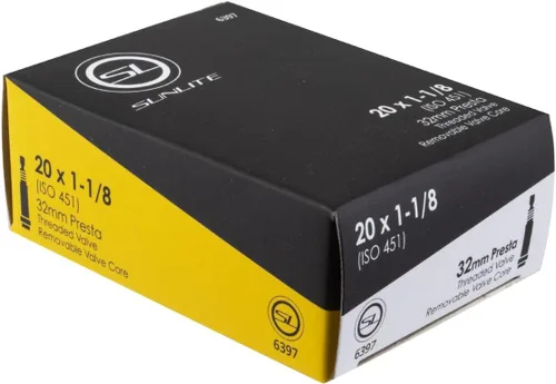 Vista 28 de Sunlite Tubos de bicicleta de válvula Presta estándar