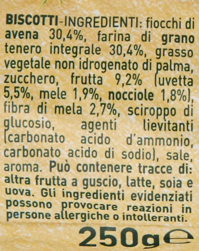 Vista 5 de Mulino Bianco: "Gran Cereale Frutta" ("Galletas de cereales de frutas"), galletas altas en fibras, paquetes de 17.63 onzas (17.64 oz) (paquete de 2)