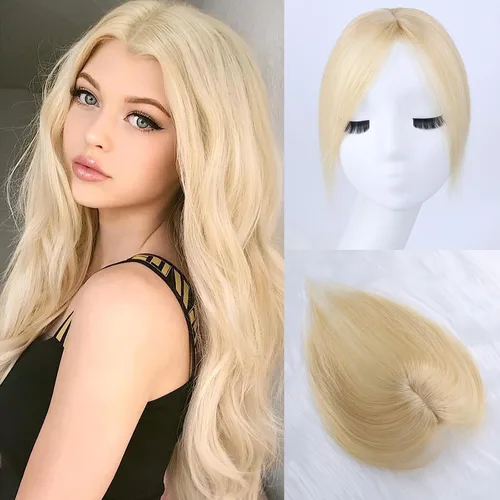 Vista 8 de Flequillo de cabello humano con clip, flequillo delgado con correa de diamantes de imitación, extensiones de cabello para mujer, flequillo plano