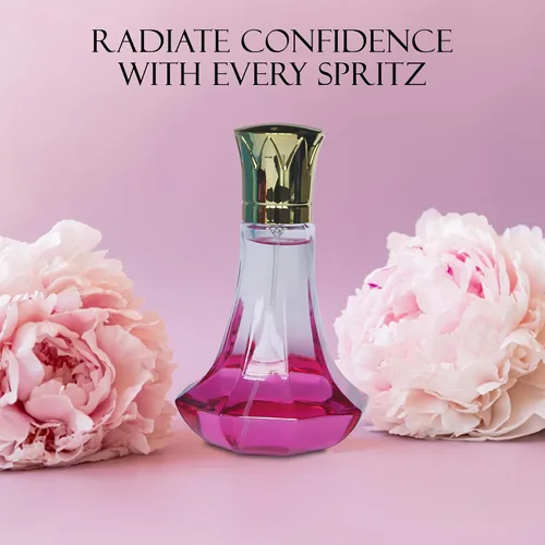 Vista 2 de AFLUXE Beauty Fleur EDP para mujer, aroma floral dulce, 3.4 onzas líquidas
