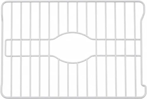 Vista 13 de Better Houseware Protectores de fregadero para fregadero de cocina, rejilla protectora de metal, 12 x 10.25 x 1 pulgadas, tapete negro