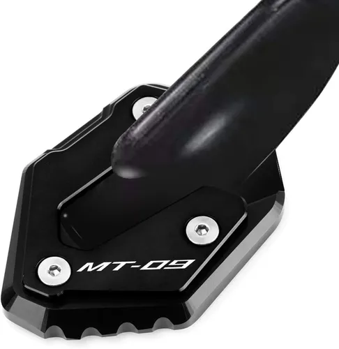 Vista 2 de Placa de soporte de extensión lateral de motocicleta compatible con Yamaha MT-09 / SP 2015-2021 2022 2023 2024 2025 Soporte de almohadilla de pie