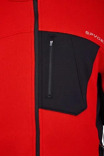 Vista 6 de Spyder Chaqueta Bandit de media capa con cremallera completa para hombre