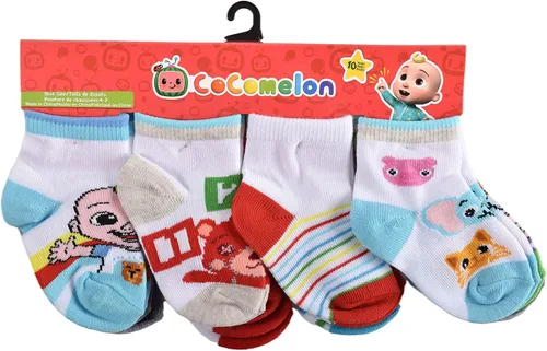 Vista 2 de CoComelon Calcetines de cuarto para niños