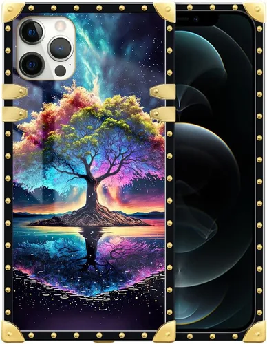 Vista 7 de DAIZAG Funda compatible con iPhone 11, funda dorada a prueba de golpes, atrapasueños de plumas clásicas